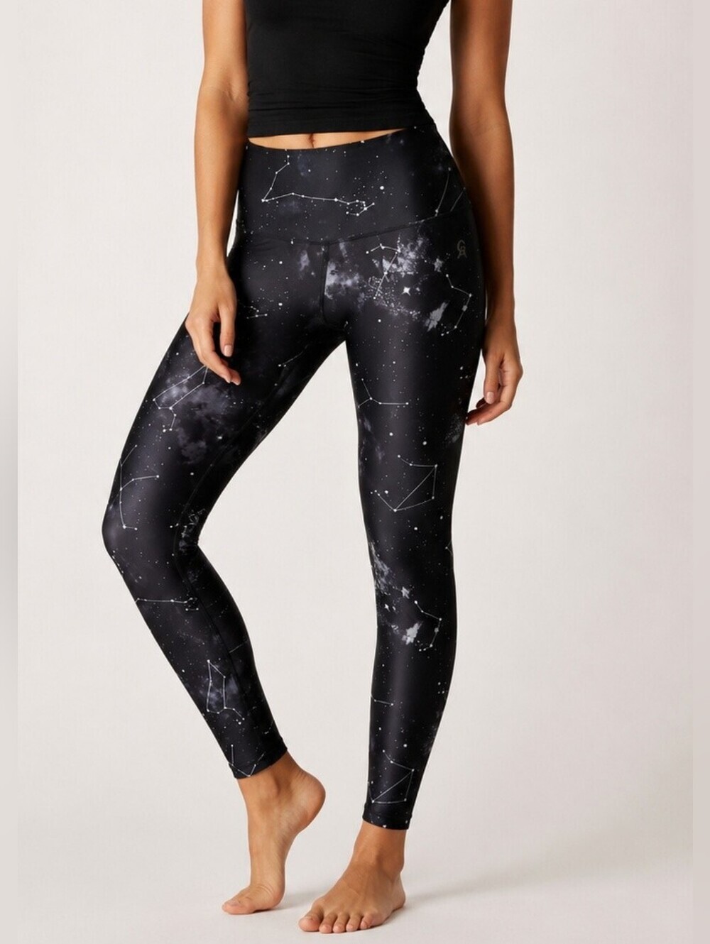Good American Celestial Astrology Constellation Leggings Size S Black High Rise